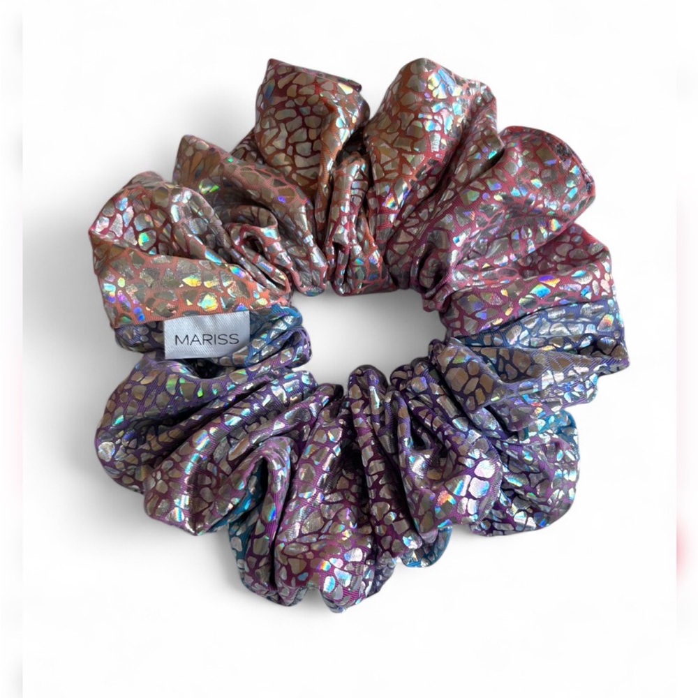 HANDMADE Multicolor Scrunchie and Bow Set - Picture 3 of 7